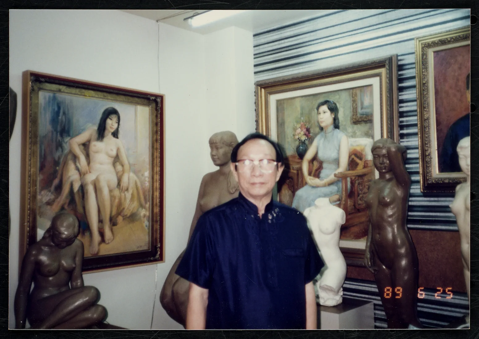 王水河攝於工作室